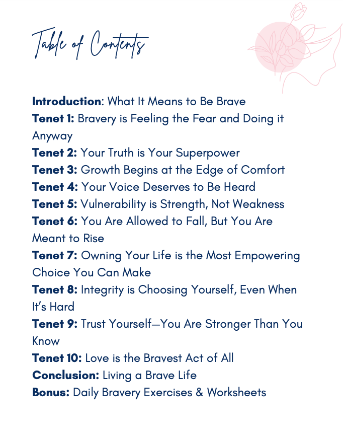 Guide to Cultivating Courage, Confidence & Resilience